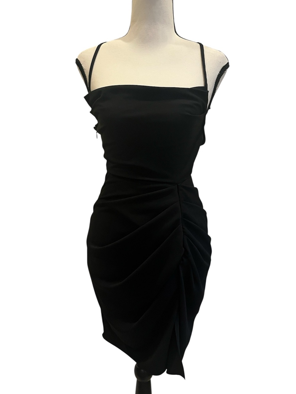 Amanda Uprichard New York Laconia Black Dress XS USA Date Night LBD